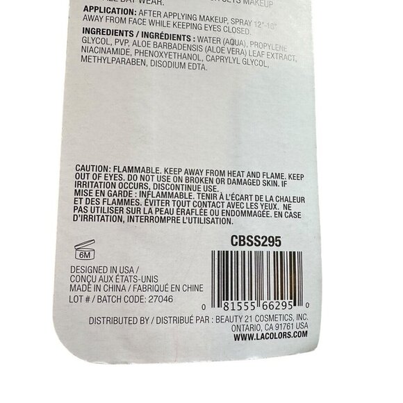 L.A. COLOR SETTING SPRAY - Picture 5 of 6